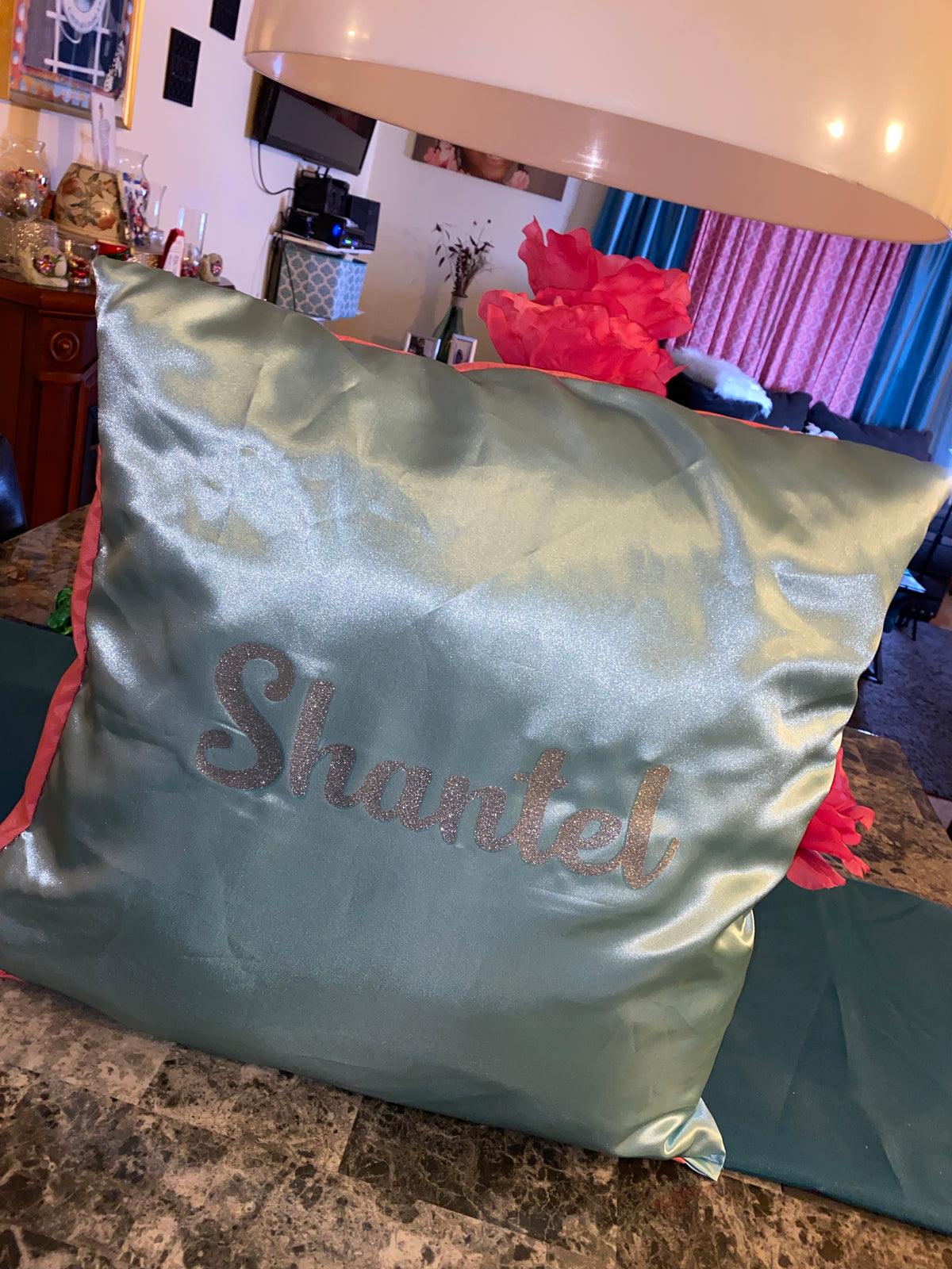 Custom Satin Pillows 18x18in